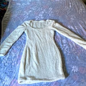 Cute fuzzy soft dress perfect for winter